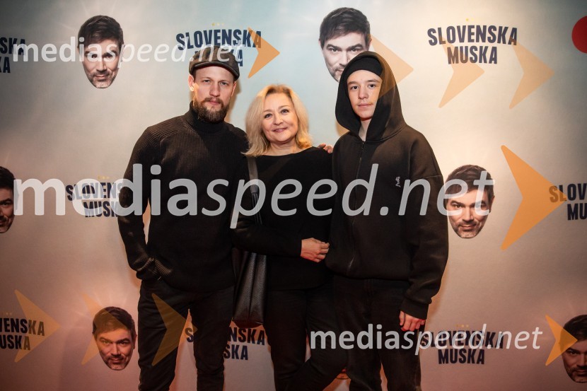  Jernej Gašperin, igralec;  Nataša Barbara Gračner, režiserka in igralka;  Svit ŠturbejZnani Slovenci na Slovenski muski Lada Bizovčarja