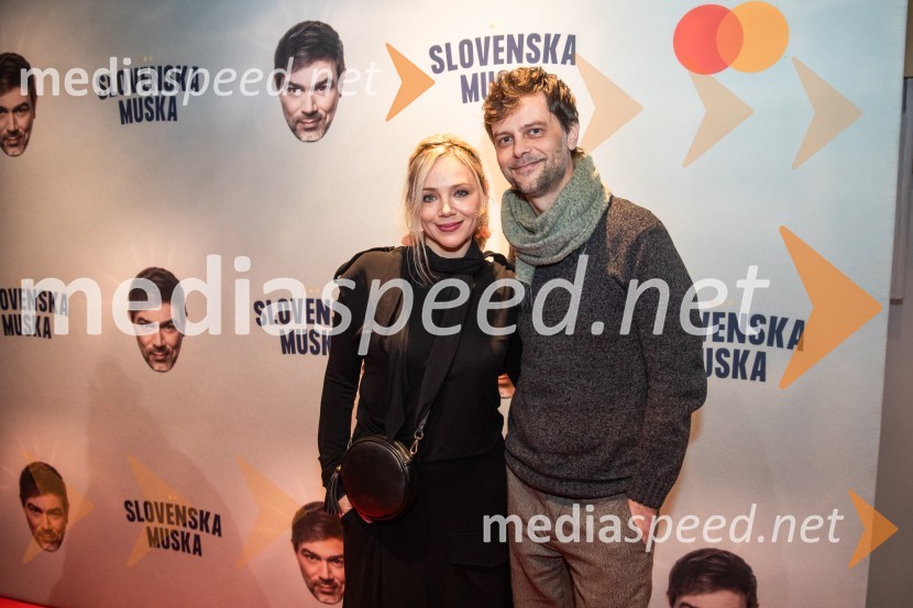  Katarina Čas, igralka;  Luca CiutZnani Slovenci na Slovenski muski Lada Bizovčarja