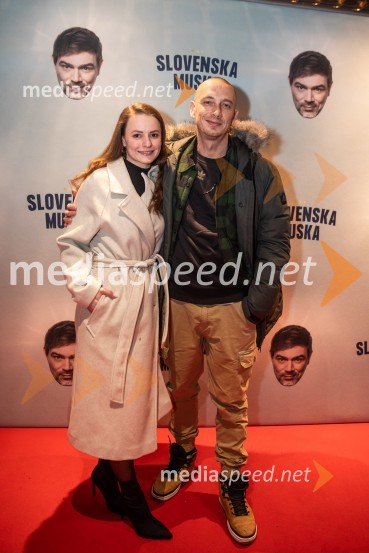  Maja Svetek;  Boštjan  Nipič - Nipke, raperZnani Slovenci na Slovenski muski Lada Bizovčarja