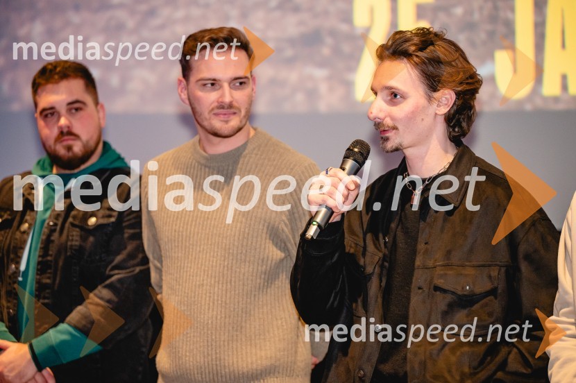  Tine Ugrin, igralec;  Robert Kladnik, igralecMariborska premiera filma Gepack, Maribox