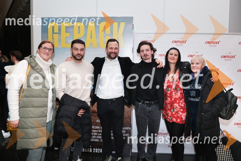  ... ;  Amadej Hercog, fotograf;  ... ;  Robert Kladnik, igralec;  ... ;  ... Premiera filma Gepack in pogovor z ustvarjalci filma, Cineplexx Koper