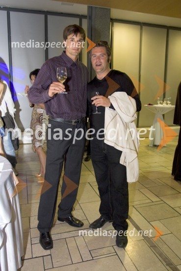 Dragan Sanžak in Aleksander LazičMiss Universe 2009