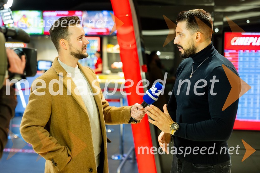  Alen Podlesnik, moderator, novinar POP TV;  Challe Salle, glasbenik, raperPremiera vohunskega trilerja Argylle v Cineplexx Ljubljana