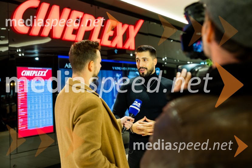  Alen Podlesnik, moderator, novinar POP TV;  Challe Salle, glasbenik, raperPremiera vohunskega trilerja Argylle v Cineplexx Ljubljana