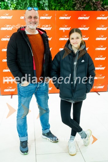  Aleš Bravničar, fotograf;  Trina BravničarPremiera vohunskega trilerja Argylle v Cineplexx Ljubljana