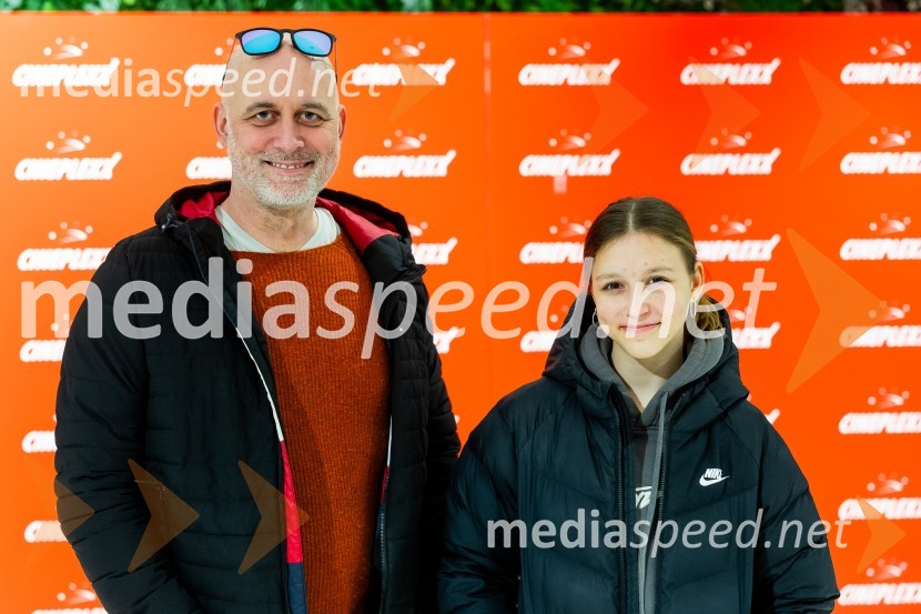  Aleš Bravničar, fotograf;  Trina BravničarPremiera vohunskega trilerja Argylle v Cineplexx Ljubljana