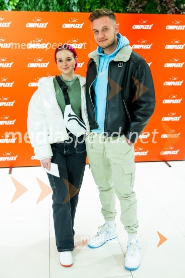  Gaja Hribernik, ustvarjalka vsebin, osebna trenerka;  Andrej Pavličević, osebni trener in ustvarjalec vsebinPremiera vohunskega trilerja Argylle v Cineplexx Ljubljana