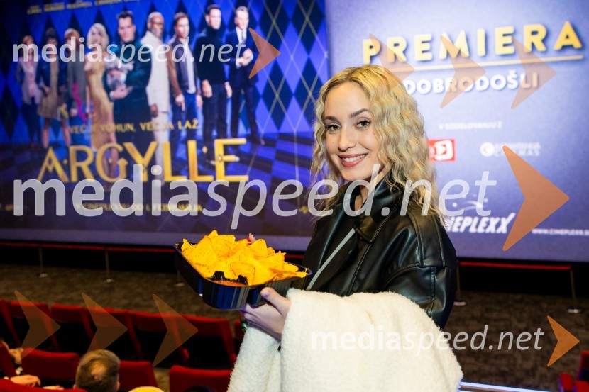  Ines Erbus, pevkaPremiera vohunskega trilerja Argylle v Cineplexx Ljubljana
