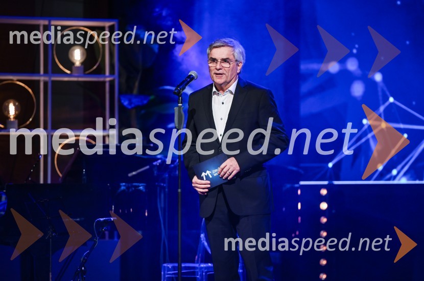  Aleksander  Zalaznik, generalni direktor Danfoss Trata, predsednik Združenja ManagerBranko Franc Selak prejemnik priznanja za življenjsko delo na področju managementa 2023