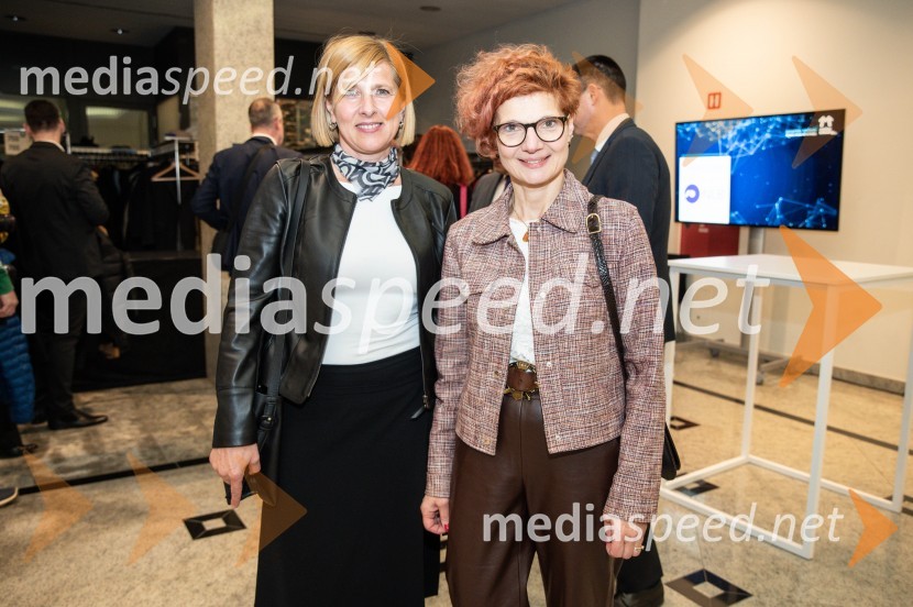  Tanja Kavran, izvršna direktorica DMS;  Marta Kelvišar, direktorica, Adria DomBranko Franc Selak prejemnik priznanja za življenjsko delo na področju managementa 2023