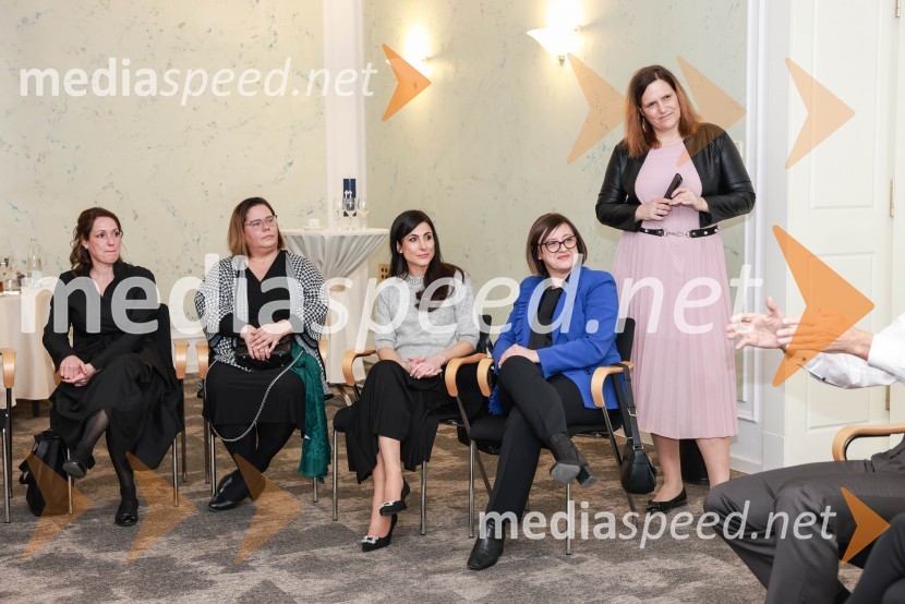  Tina Fröhlich;  Tanja Čajevec;  Sanja Savić;  Jana Repanšek, CEF;  Sonja Vidonja, Združenje managerBranko Franc Selak prejemnik priznanja za življenjsko delo na področju managementa 2023