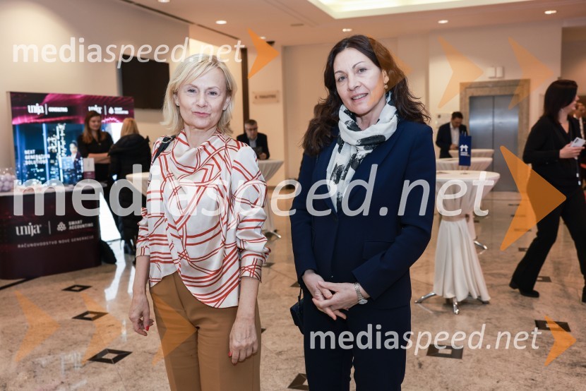  Zlata Tavčar,  direktorica Tax-Fin-Lex;  Sandra Turnšek, direktorica mlekarne KrepkoBranko Franc Selak prejemnik priznanja za življenjsko delo na področju managementa 2023