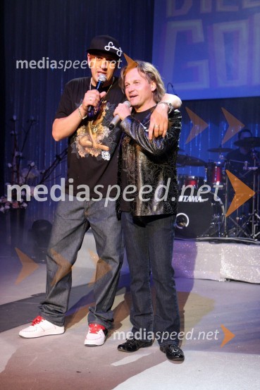 6 Pack Čukur, raper in Matjaž Jelen, pevec skupine Šank RockCasino Mond: 6Pack Čukur, predstavitev albuma Gangsta, Dilla, Playa, Gorilla,