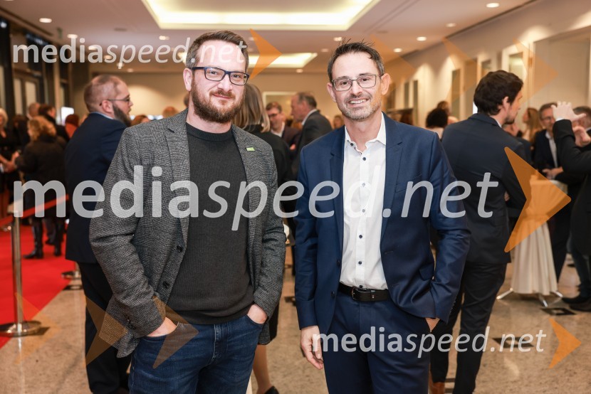  Jože Špiljak, Herman & partnerji; mag. Jure Šumi, Direktor razvoja poslovanja Green Solution, Knauf Insulation d.o.o.Branko Franc Selak prejemnik priznanja za življenjsko delo na področju managementa 2023