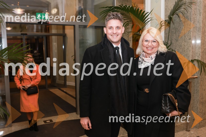  Rok Koželj, Koželj d.o.o.;  Zdravka Zalar, direktorica, SmartIS d.o.o.Branko Franc Selak prejemnik priznanja za življenjsko delo na področju managementa 2023