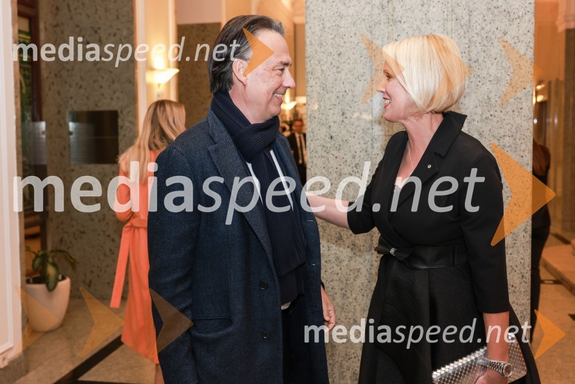  Tomislav Čizmić, predsednik poslovodstva družbe, Telemach Slovenija d.o.o.;  Petra Juvančič, izvršna direktorica, Združenje ManagerBranko Franc Selak prejemnik priznanja za življenjsko delo na področju managementa 2023