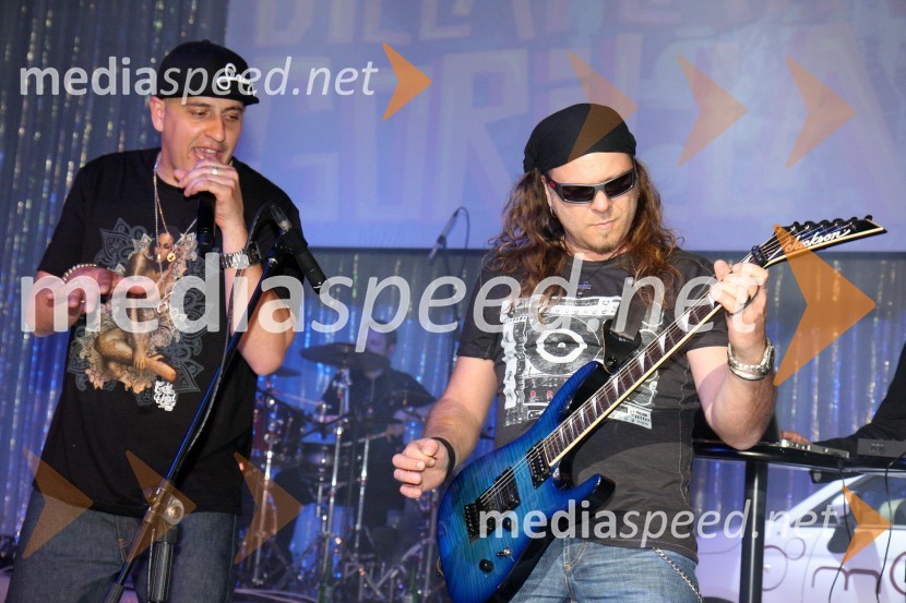 6 Pack Čukur, raper  in Roki Petkovič, skupina Šank RockCasino Mond: 6Pack Čukur, predstavitev albuma Gangsta, Dilla, Playa, Gorilla,