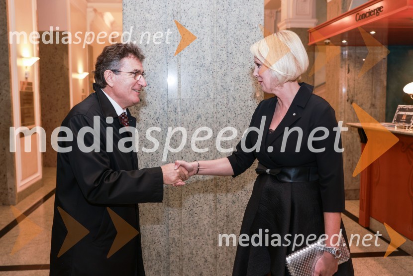  Branko Huč;  Petra Juvančič, izvršna direktorica, Združenje ManagerBranko Franc Selak prejemnik priznanja za življenjsko delo na področju managementa 2023