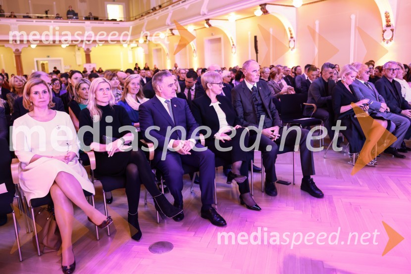  Tanja Subotič Levanič, Direktorica marketinga in korporativnega komuniciranja, IBM;  Lucija Sajevec, direktorica AMZS;  Marko Lotrič, predsednik, Državni svet; dr. Nataša Pirc Musar, predsednica Republike Slovenije; dr. Iztok Seljak, predsednik, Združenje ManagerBranko Franc Selak prejemnik priznanja za življenjsko delo na področju managementa 2023