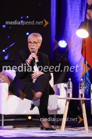 dr. Nataša Pirc Musar, predsednica Republike SlovenijeBranko Franc Selak prejemnik priznanja za življenjsko delo na področju managementa 2023