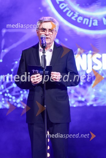  Aleksander  Zalaznik, generalni direktor Danfoss Trata, predsednik Združenja ManagerBranko Franc Selak prejemnik priznanja za življenjsko delo na področju managementa 2023