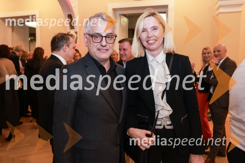  Matjaž Han, minister za gospodarstvo, turizem in šport; mag. Tatjana  Bobnar, nekdanja ministrica za notranje zadeveBranko Franc Selak prejemnik priznanja za življenjsko delo na področju managementa 2023