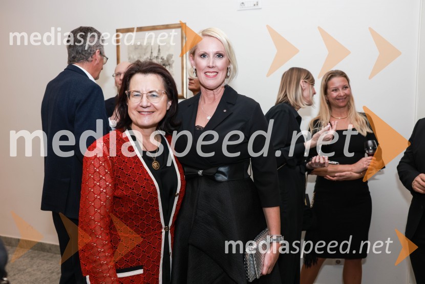 dr. Verica Trstenjak, pravnica;  Petra Juvančič, izvršna direktorica, Združenje ManagerBranko Franc Selak prejemnik priznanja za življenjsko delo na področju managementa 2023