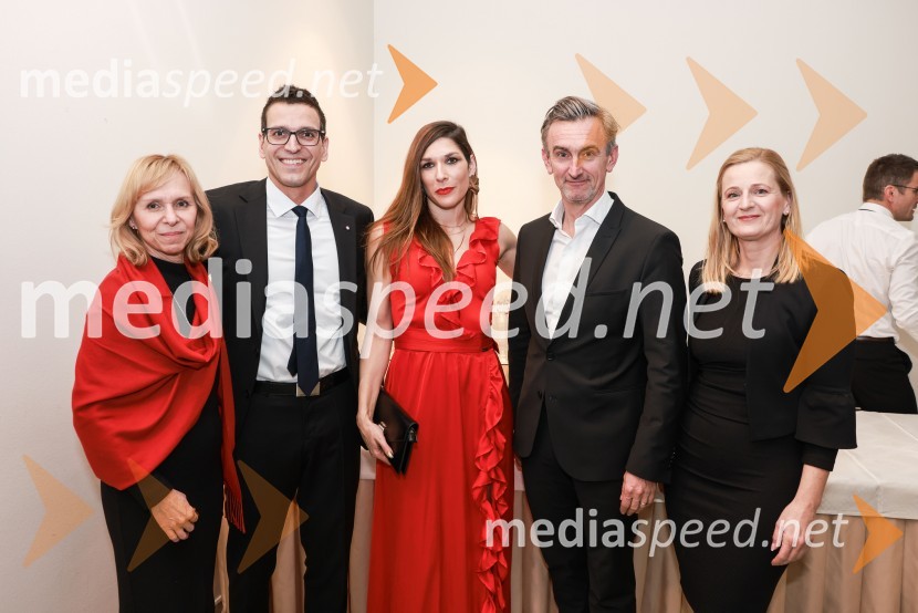  Darja Potočnik Benčič;  Miha Senčar, Tenzor;  Kaja Čeh;  Marko Lukić, lastnik in direktor družbe Lumar IG;  Vesna DraškovičBranko Franc Selak prejemnik priznanja za življenjsko delo na področju managementa 2023