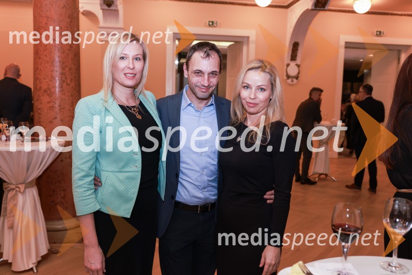  Petra Mohar, svetdaril.si, DATA - MS d.o.o.;  Til Lajovic, FirstClass;  Polona Kisovec, direktorica, 121MarketingBranko Franc Selak prejemnik priznanja za življenjsko delo na področju managementa 2023