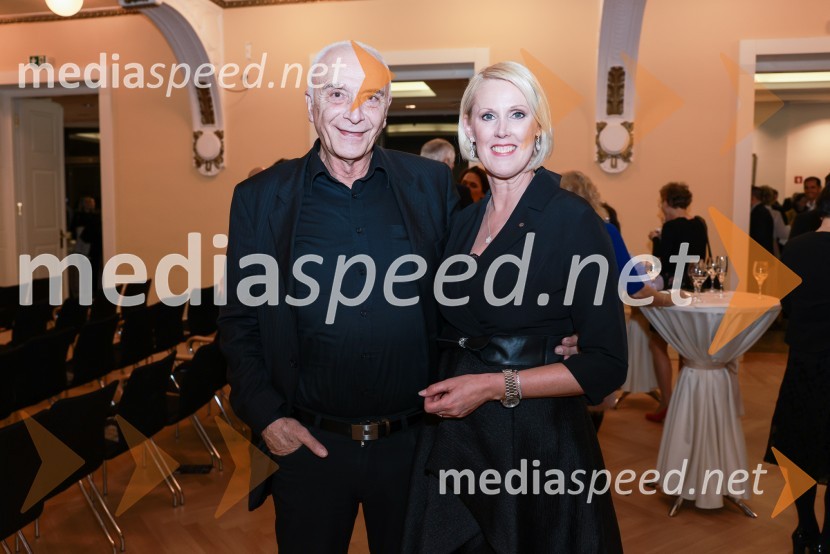  Ivo Boscarol, generalni direktor Pipistrel d.o.o.;  Petra Juvančič, izvršna direktorica, Združenje ManagerBranko Franc Selak prejemnik priznanja za življenjsko delo na področju managementa 2023