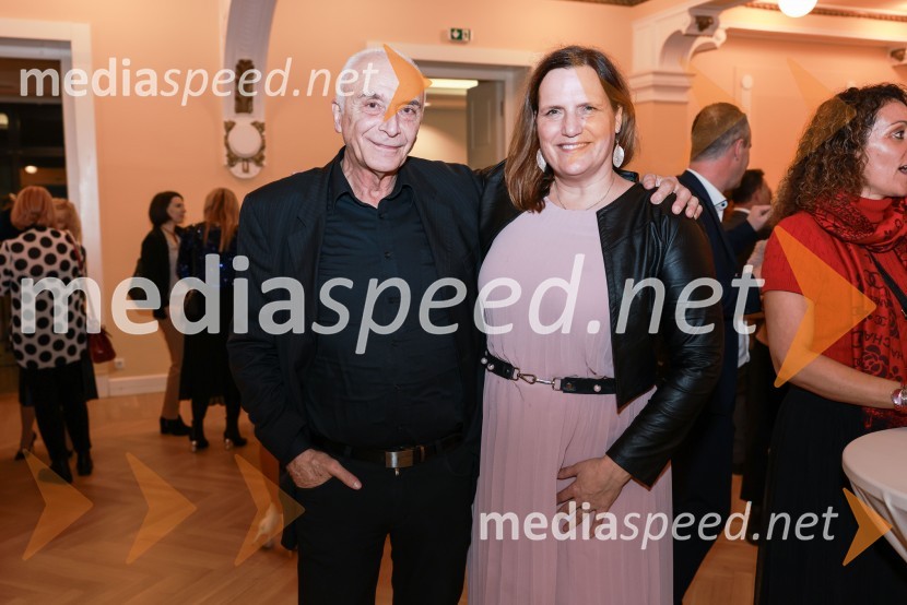  Ivo Boscarol, generalni direktor Pipistrel d.o.o.;  Sonja Vidonja, Združenje managerBranko Franc Selak prejemnik priznanja za življenjsko delo na področju managementa 2023