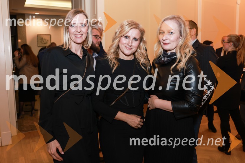  Špela  Rojnik, Endava;  Jelena Jecmenič;  Staša Mlekuž, marketing in prodaja, Plastika Skaza d.o.o.Branko Franc Selak prejemnik priznanja za življenjsko delo na področju managementa 2023