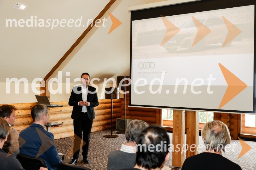  Franci Bolta, direktor znamke Audi pri podjetju Porsche Slovenija d.o.o.Novi Audi Q8, predstavitev