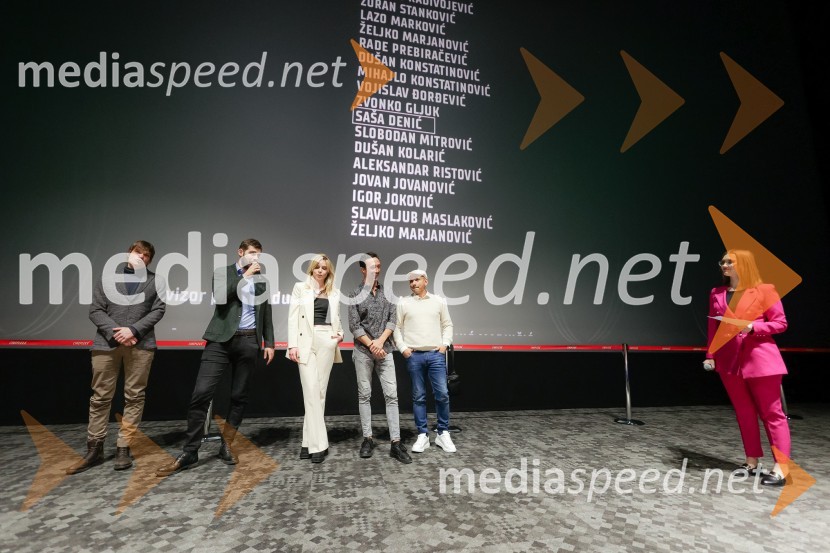  Stefan Vukić, igralec;  Nemanja Ćeranić, režiser;  Maša Đorđević, igralka;  Antionio Scarpa, igralec;  Husein Alijević, igralec;  Nadja Kovačević, radio voditeljica, Best FM Slovenija