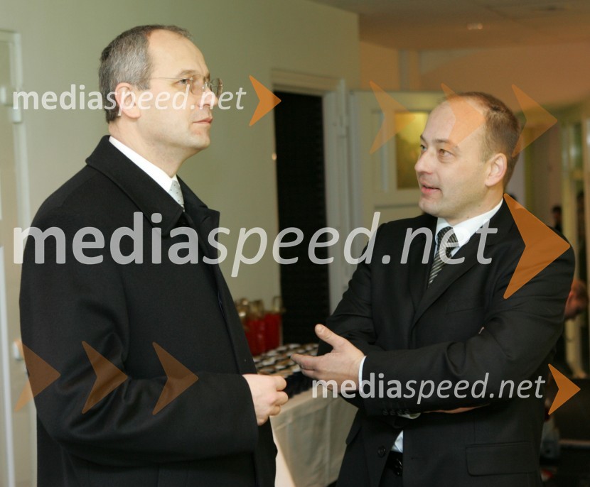 Boris Sovič, mariborski župan v letih 1998-2006 in Boštjan Protner, direktor Radia 1Radio 1, otvoritev nove radijske postaje