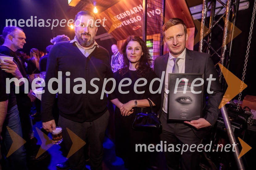  Tomo Peršuh, direktor, Slovenski mladinski orkester;  Živa Ploj Peršuh, dirigentka;  Nejc Avbelj, pomočnik direktorja za področje poslovanja, Slovenska filharmonijaOutstanding 2023, podelitev nagrad