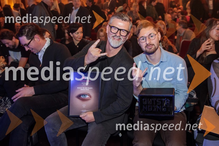  Gregor Memedović, direktor radio Center in Rock radio;  Rok ArtičekOutstanding 2023, podelitev nagrad