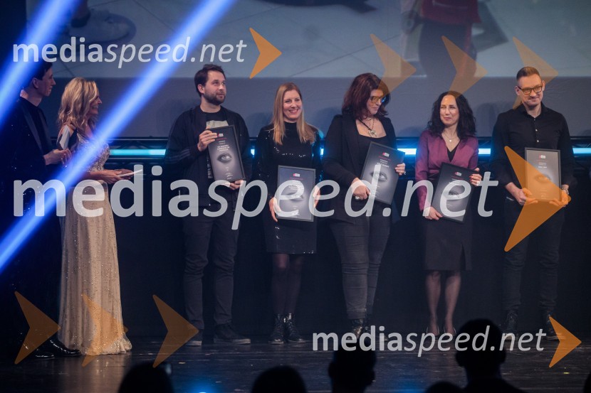  ... ;  ... ;  ... ;  Petra  Korošec, marketing Volkswagen, Porsche Slovenija;  Miha Bevc, kreativni direktor, BPCSOutstanding 2023, podelitev nagrad