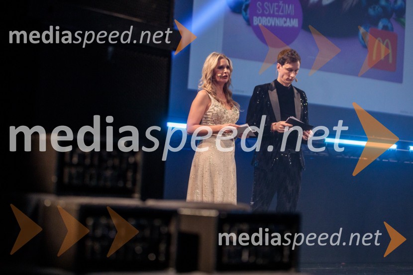  Bernarda Žarn, voditeljica;  Jure Drevenšek, igralecOutstanding 2023, podelitev nagrad