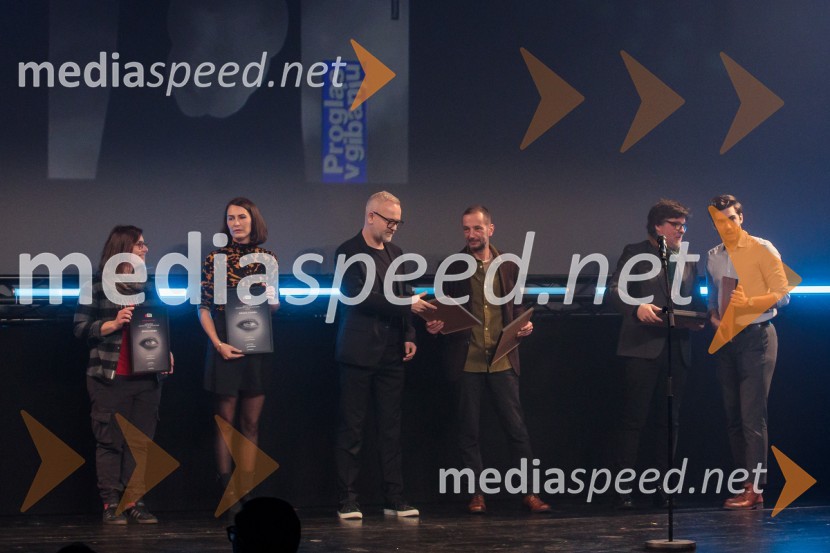  ... ;  ... ;  Kristijan Andoljšek, umetniški direktor, Innovatif;  Zoran Gabrijan, kreativec;  Boštjan Botas Kenda, prorektor ALUO, pedagog, načrtovalec vizualnih sporočil;  ... Outstanding 2023, podelitev nagrad