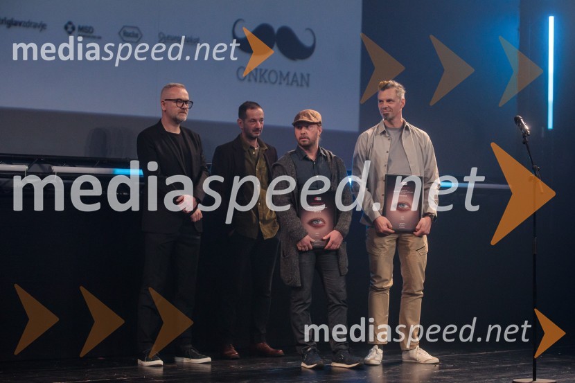  Kristijan Andoljšek, umetniški direktor, Innovatif;  Zoran Gabrijan, kreativec;  Matej Pečovnik, društvo Onkoman;  ... Outstanding 2023, podelitev nagrad