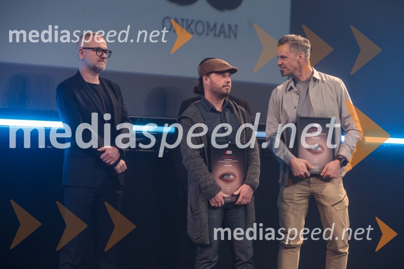  Kristijan Andoljšek, umetniški direktor, Innovatif;  Matej Pečovnik, društvo Onkoman;  ... Outstanding 2023, podelitev nagrad