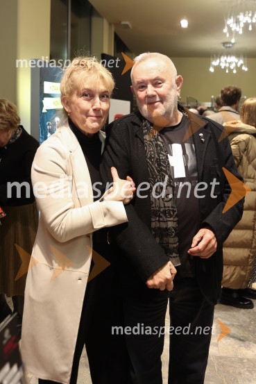  Barbara Hieng Samobor, direktorica in umetniška vodja MGL;  Aco Šunjič, nekdanji direktor Lutkovnega gledališčaBodočnost, premiera predstave v MGL