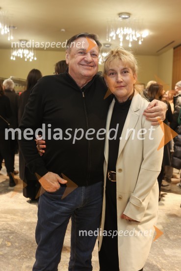  Zoran Janković, župan, Mestna občina Ljubljana;  Barbara Hieng Samobor, direktorica in umetniška vodja MGLBodočnost, premiera predstave v MGL