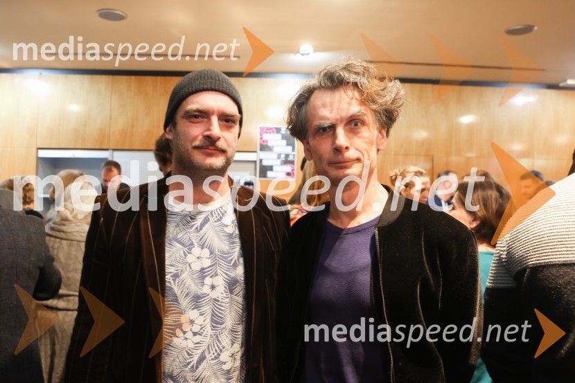  Gregor Gruden, igralec;  Jure Longyka, moderatorBodočnost, premiera predstave v MGL