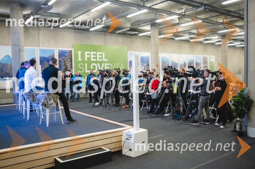 Novinarska konferenca Petra Prevca ob zaključku njegove tekmovalne poti