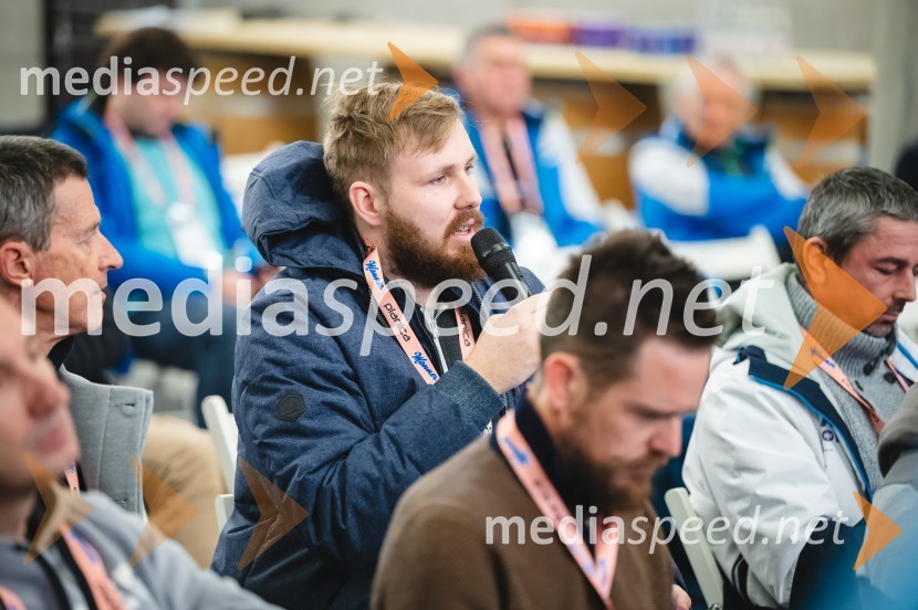 Novinarska konferenca Petra Prevca ob zaključku njegove tekmovalne poti