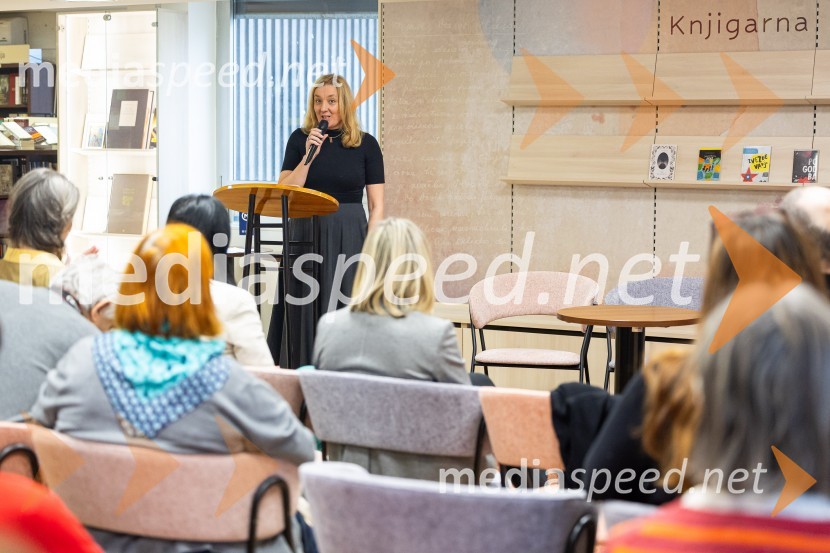 dr. Alenka Kepic Mohar, glavna urednica Mladinske knjige in direktorica Cankarjeve založbeRazglasitev zmagovalnega romana za nagrado modra ptica 2024