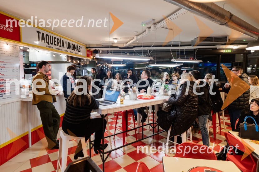 Otvoritev nove takerije Unomas v Ljubljani