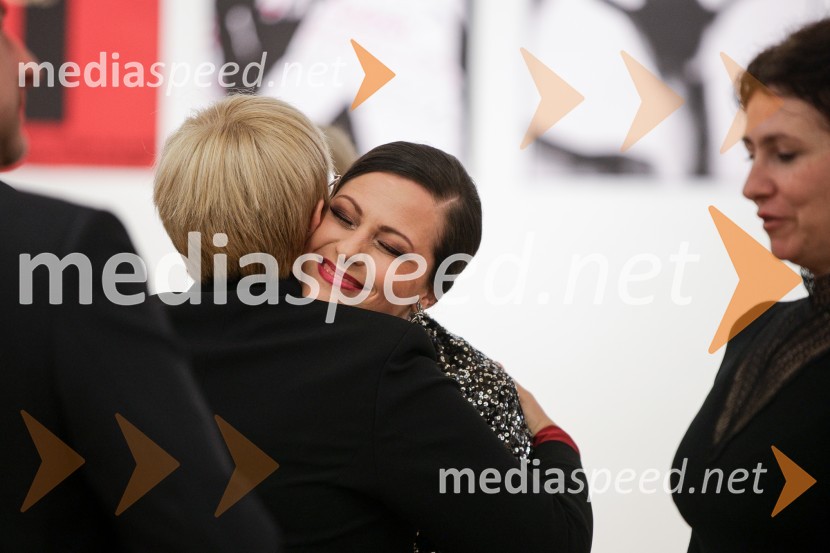 dr. Nataša Pirc Musar, predsednica Republike Slovenije;  Nuška Drašček, pevkaDržavna proslava ob kulturnem prazniku in podelitev Prešernovih nagrad 2024